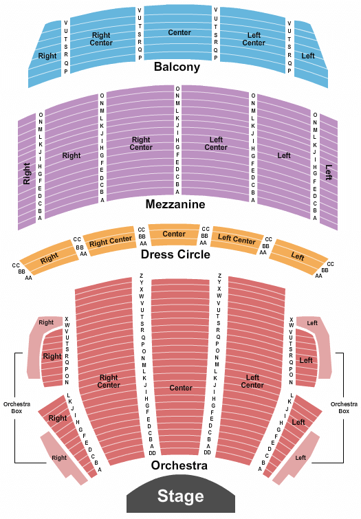 Citizens Bank Opera House Maybe Happy Ending Seating Chart